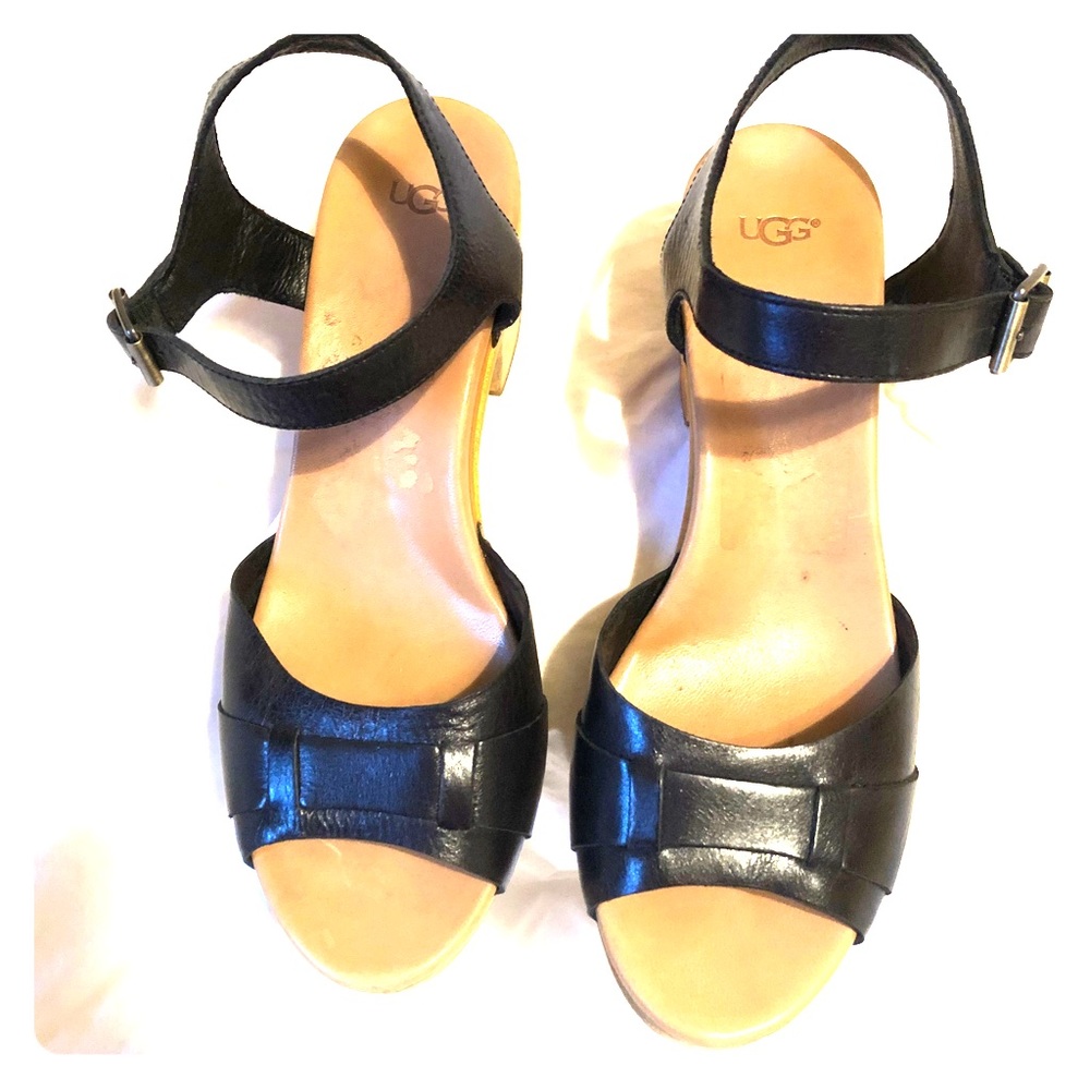 UGG Janie Open Toe Clog Sandals